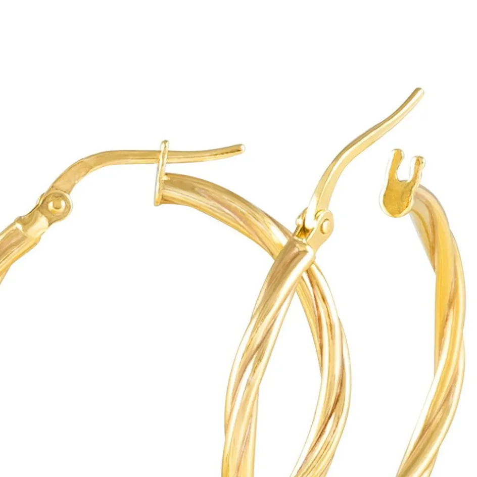 New Histoire d'Or Créoles Youri Or Jaune