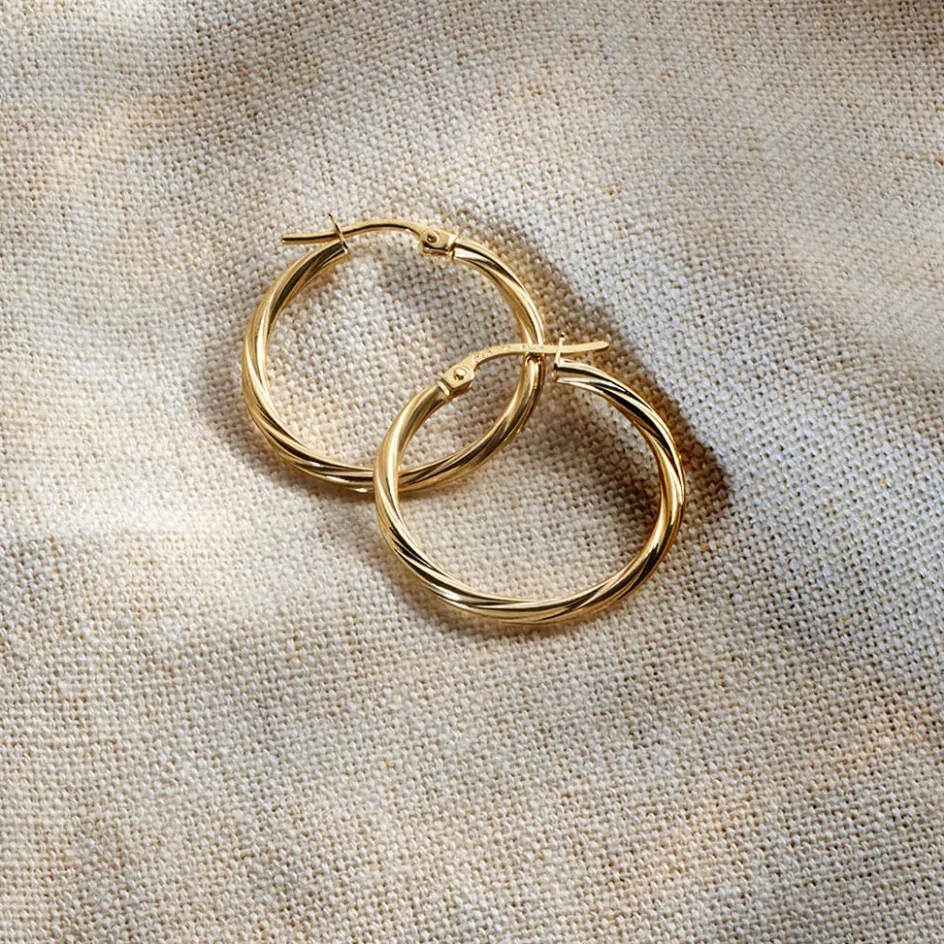 New Histoire d'Or Créoles Youri Or Jaune