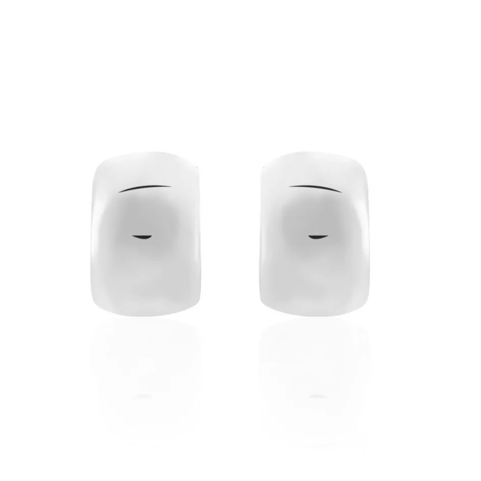 Histoire d'Or Demi Creoles Argent Blanc Cyrilla