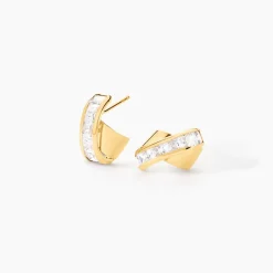 Histoire d'Or Demi Créoles Griselidis Or Jaune Oxyde* Boucles D'Oreilles|Boucles D'Oreilles Créoles