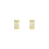Histoire d'Or Demi Créoles Or Jaune Jacobea Oxyde De Zirconium* Boucles D'Oreilles|Boucles D'Oreilles Créoles