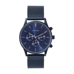 Outlet ARCTIK Montre Escale Bleu cadran bleu fond bleu bracelet acier bleu