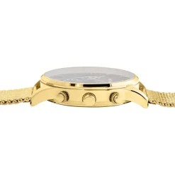 Online ARCTIK Montre Escale Noir cadran doré fond noir bracelet acier doré