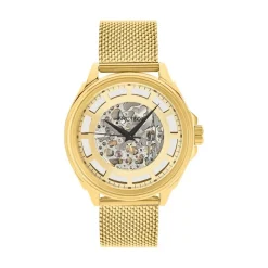 Best ARCTIK Montre Solstice Doré cadran doré fond doré bracelet acier doré