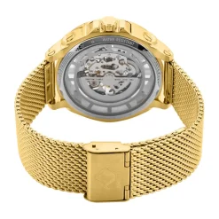 Best ARCTIK Montre Solstice Doré cadran doré fond doré bracelet acier doré