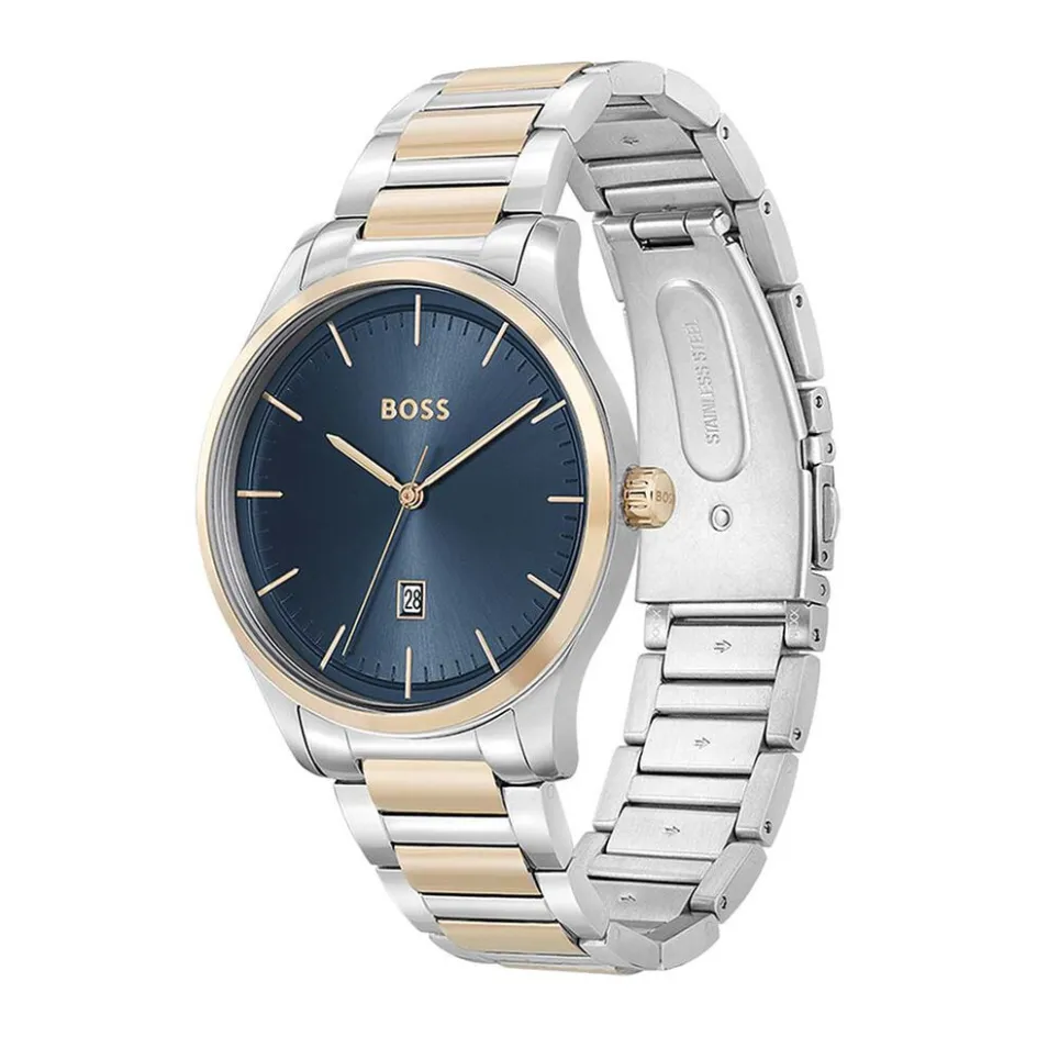 HUGO BOSS Montre Boss Reason Bleu* Montres Classiques