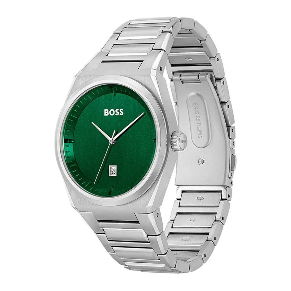 HUGO BOSS Montre Boss steer Vert* Montres Tendances