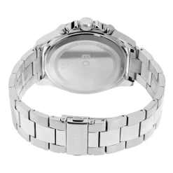 Sale HUGO BOSS Montre Boss Troper Noir cadran argenté fond noir bracelet acier argenté