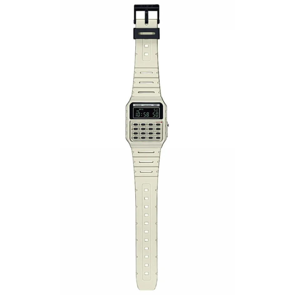 CASIO COLLECTION Montre cadran blanc bracelet résine blanc