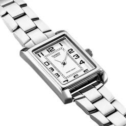 New CASIO COLLECTION Montre Blanc cadran gris fond blanc bracelet acier argenté