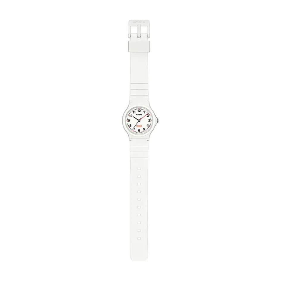 Sale CASIO COLLECTION Montre Casio Timeless Collection Blanc cadran blanc fond blanc bracelet résine blanc