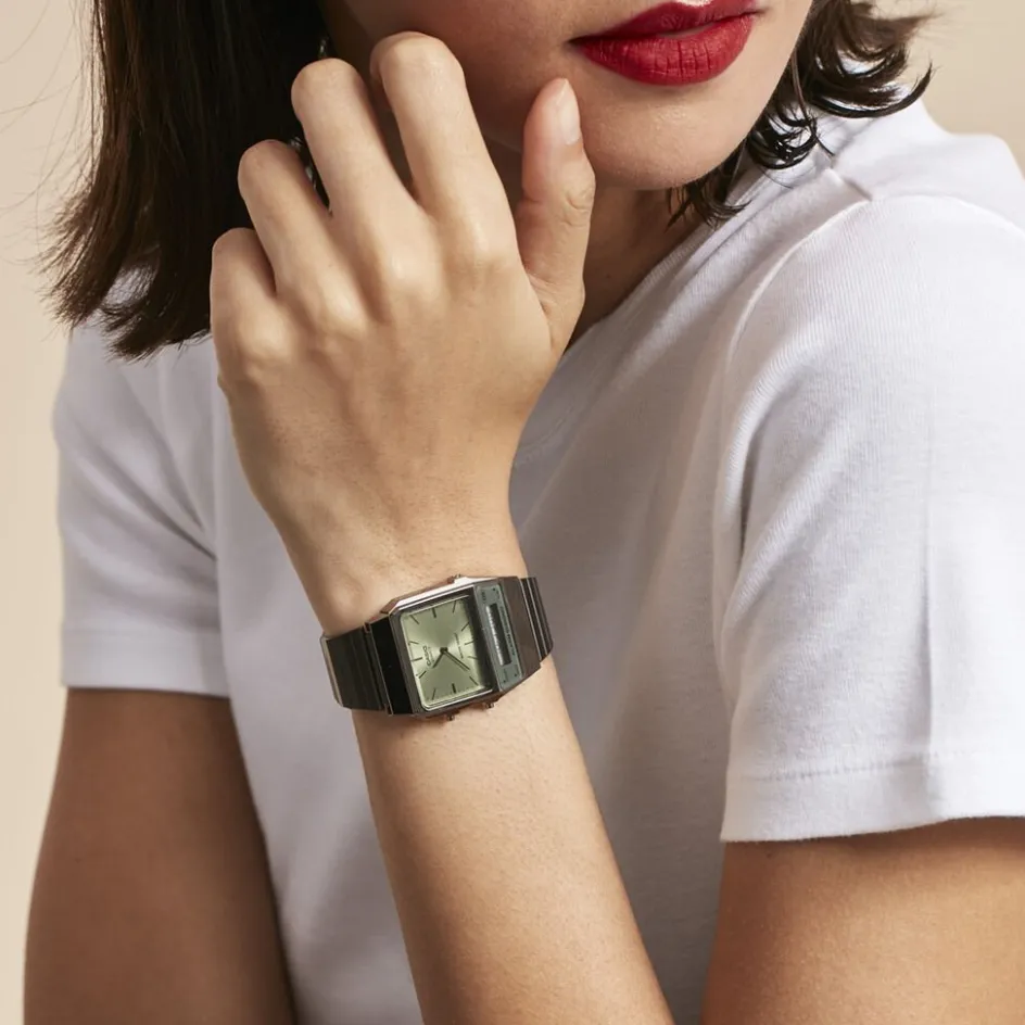 CASIO COLLECTION Montre Vintage Edgy Vert* Montres Tendances|Montres Petits Prix