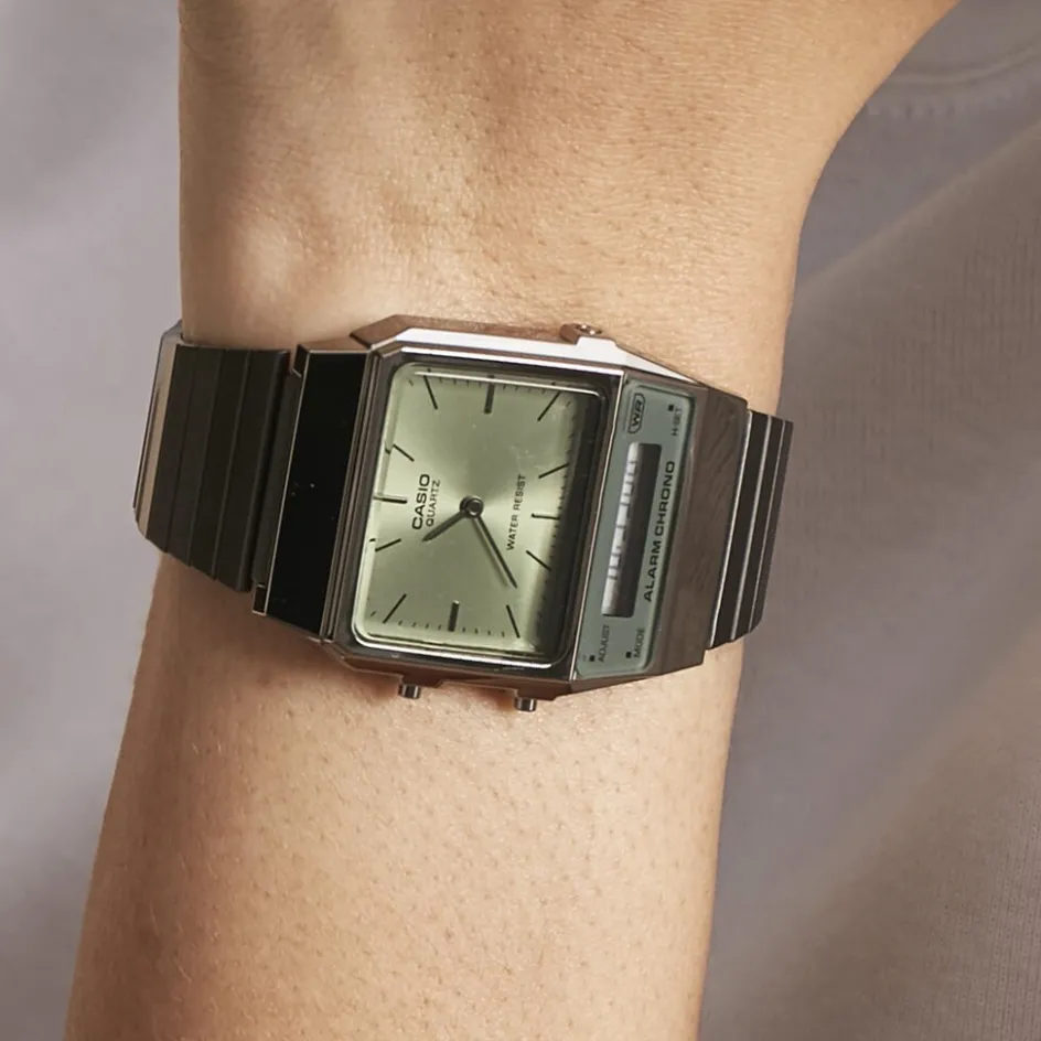 CASIO COLLECTION Montre Vintage Edgy Vert* Montres Tendances|Montres Petits Prix