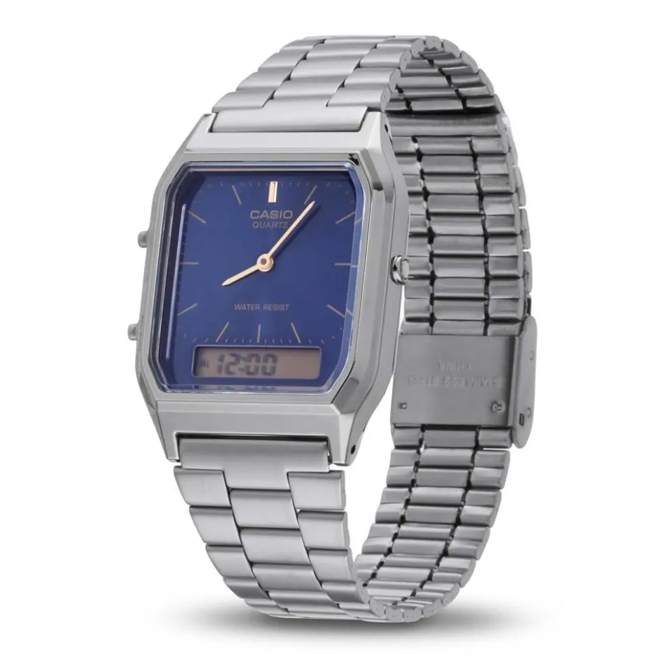 Clearance CASIO COLLECTION Montre Vintage Bleu