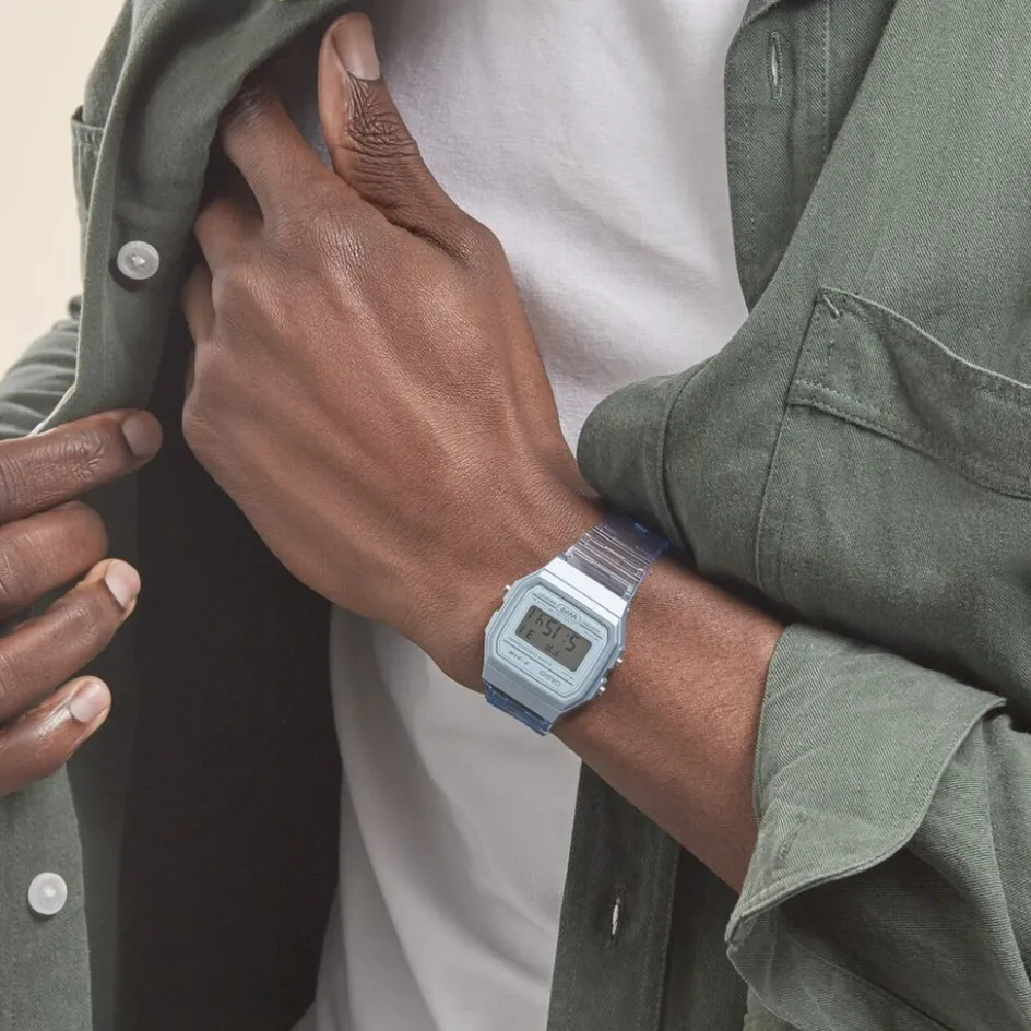 CASIO COLLECTION Montre Vintage Edgy Bleu* Montres Tendances|Montres Digitales