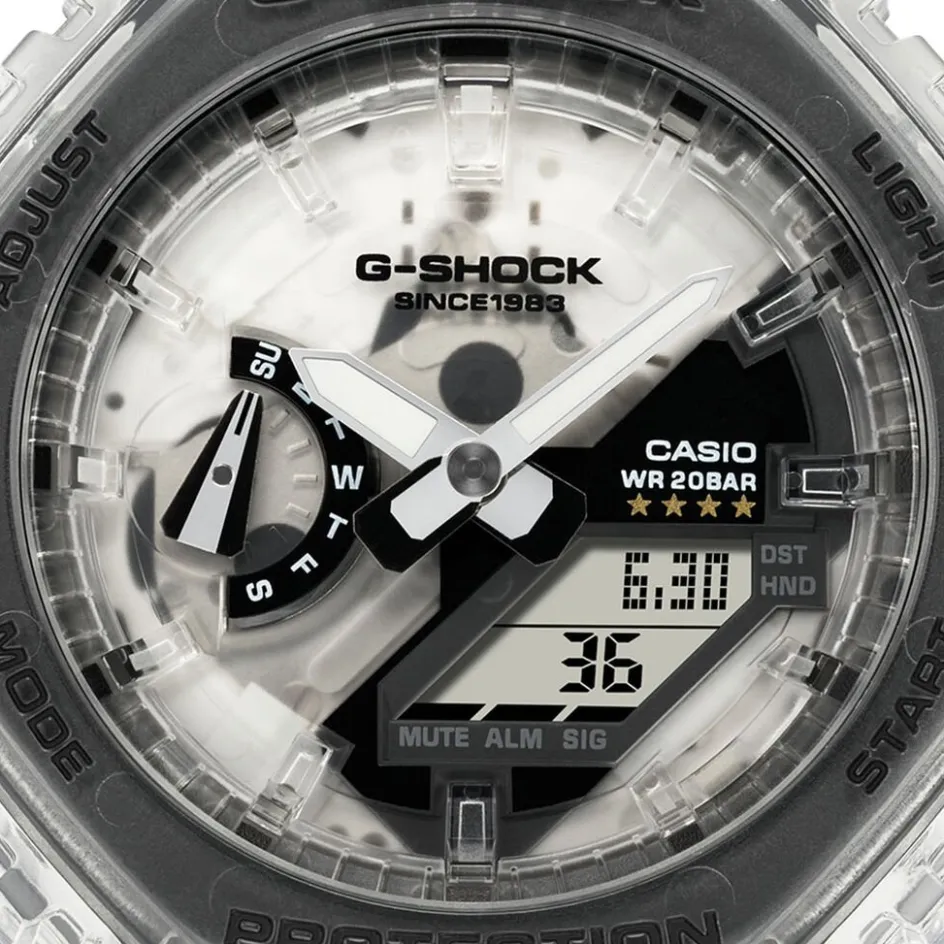 CASIO G-SHOCK Montre Bicolore Blanc / Noir* Montres Tendances|Montres Digitales