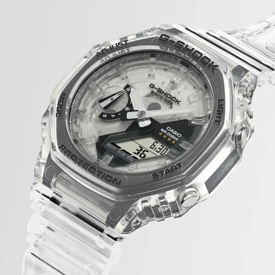 CASIO G-SHOCK Montre Bicolore Blanc / Noir* Montres Tendances|Montres Digitales