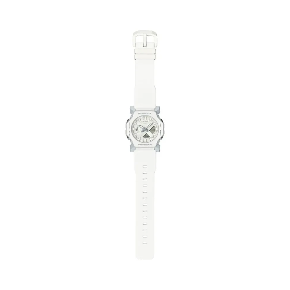 Discount CASIO G-SHOCK Montre Blanc cadran blanc fond blanc bracelet résine blanc