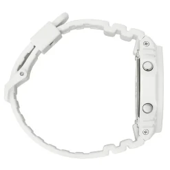 Hot CASIO G-SHOCK Montre Classic Noir cadran blanc fond noir bracelet résine blanc