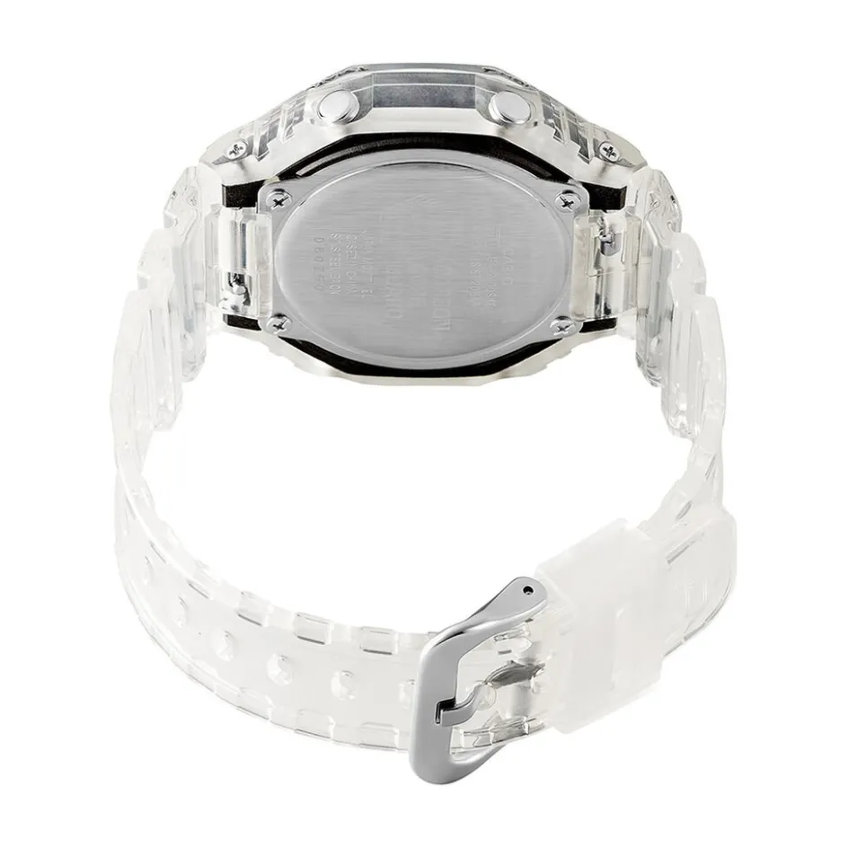 Best CASIO G-SHOCK Montre Noir cadran gris fond noir bracelet résine blanche