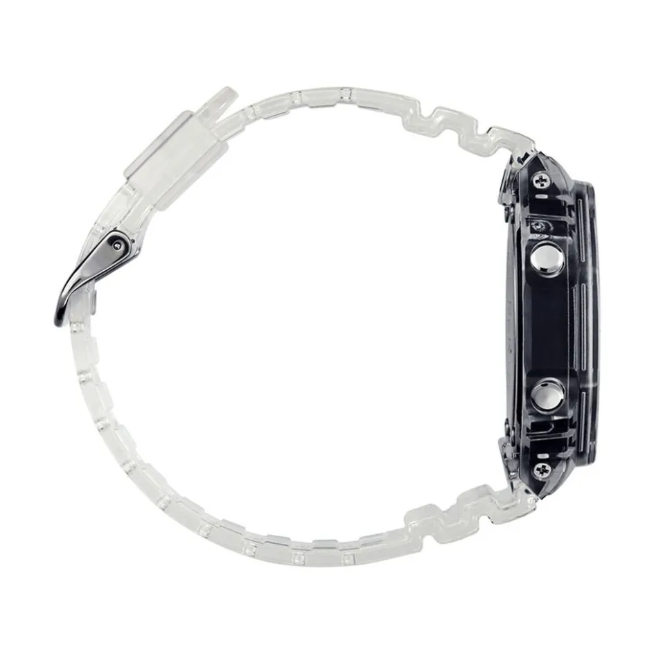 Best CASIO G-SHOCK Montre Noir cadran gris fond noir bracelet résine blanche