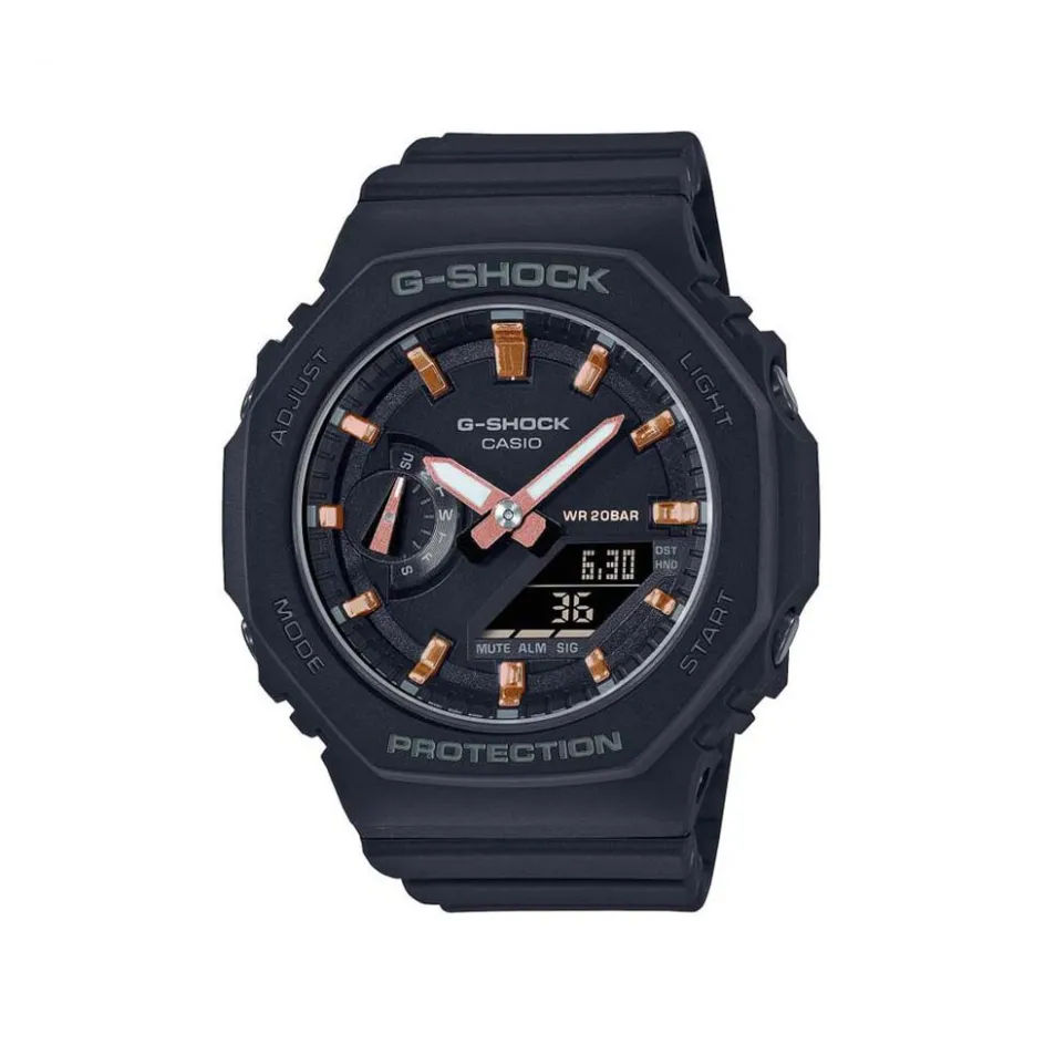 Sale CASIO G-SHOCK Montre Noir cadran noir fond noir bracelet résine noire