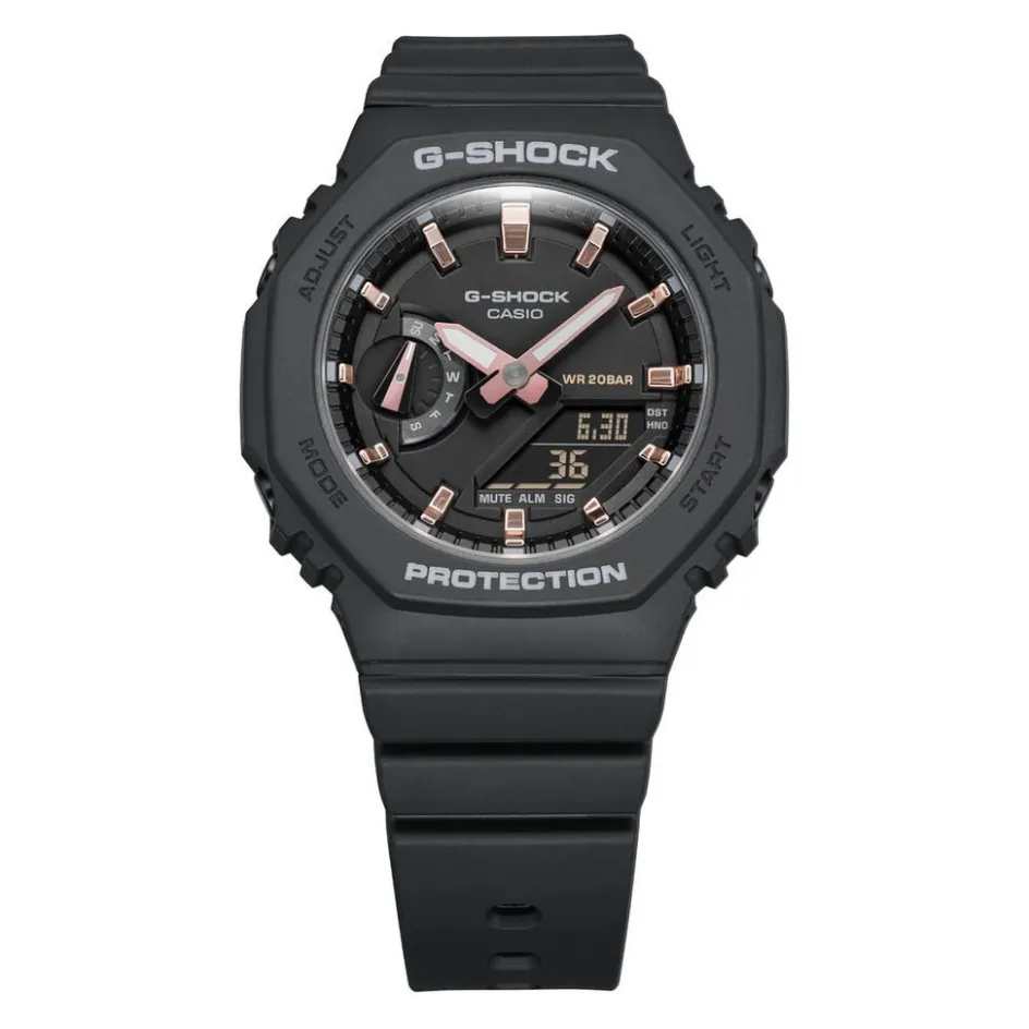 Sale CASIO G-SHOCK Montre Noir cadran noir fond noir bracelet résine noire