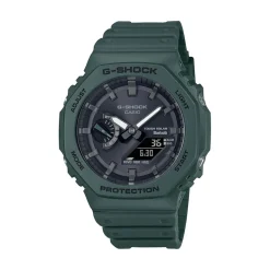 Clearance CASIO G-SHOCK Montre Noir cadran vert fond noir bracelet résine vert