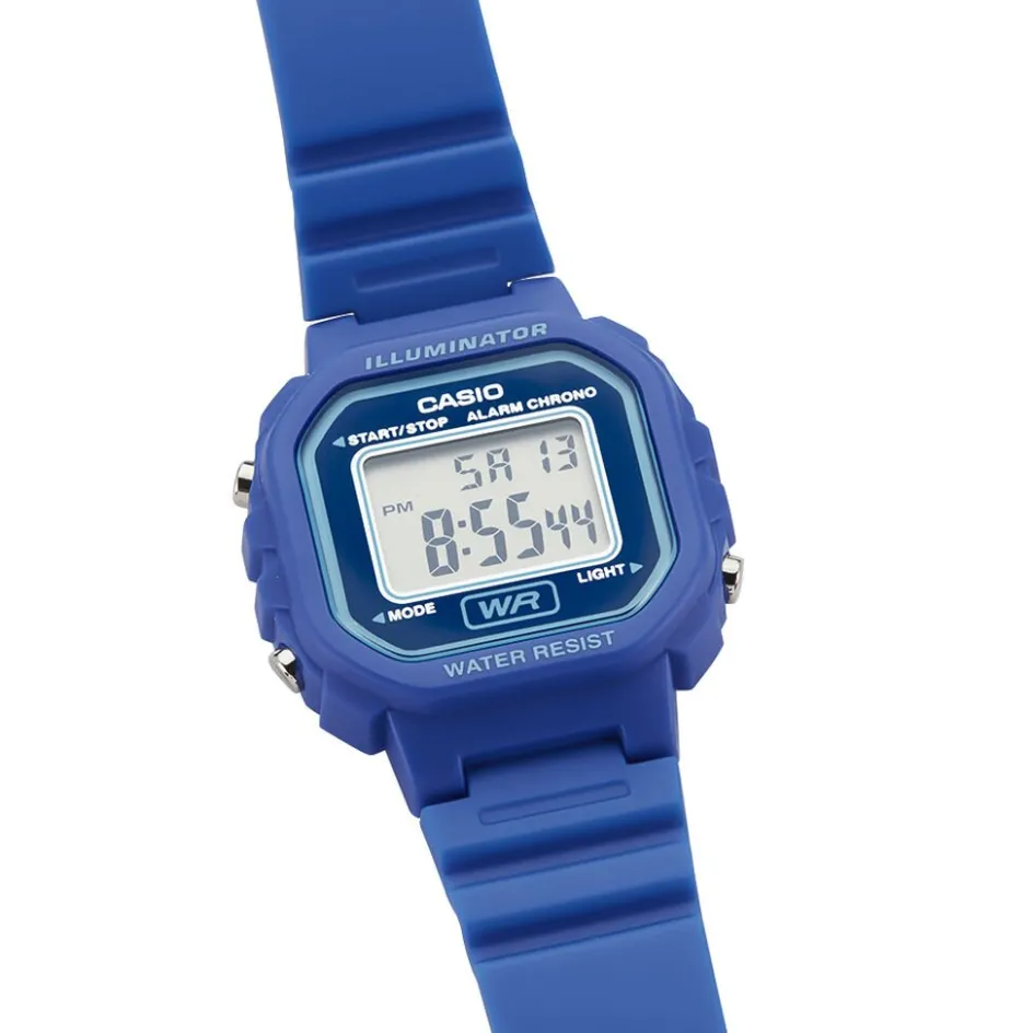 Best CASIO COLLECTION Montre Casio Kid Multicolore cadran bleu bracelet caoutchouc bleu