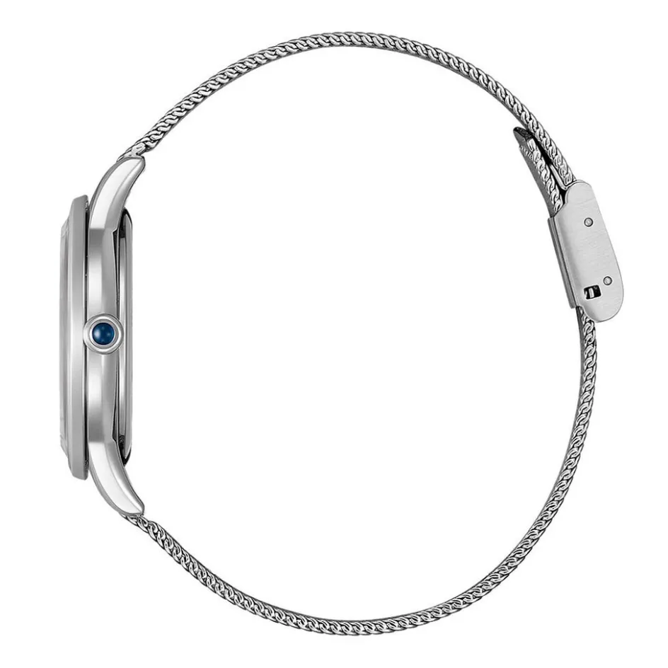 Best CITIZEN Montre L Nacre Blanche cadran argenté fond nacre blanche bracelet acier argenté