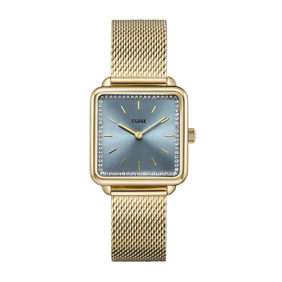CLUSE Montre Tetragone Bleu* Montres Tendances|Montres Petits Prix