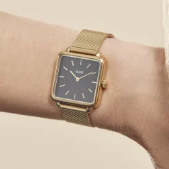 CLUSE Montre Tetragone Noir* Montres Tendances|Montres Petits Prix