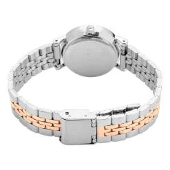 Discount CODHOR Montre Alix Argenté cadran bicolore blanc / rose fond argenté bracelet acier bicolore