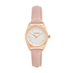 Outlet CODHOR Montre Anais Argenté cadran rose fond argenté bracelet alliage rose