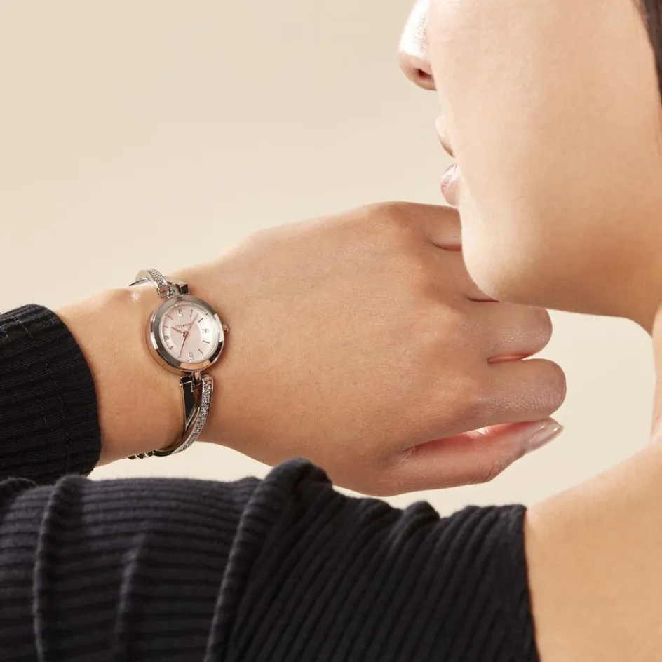 Clearance CODHOR Montre Anita Argenté cadran argenté fond argenté bracelet alliage argenté