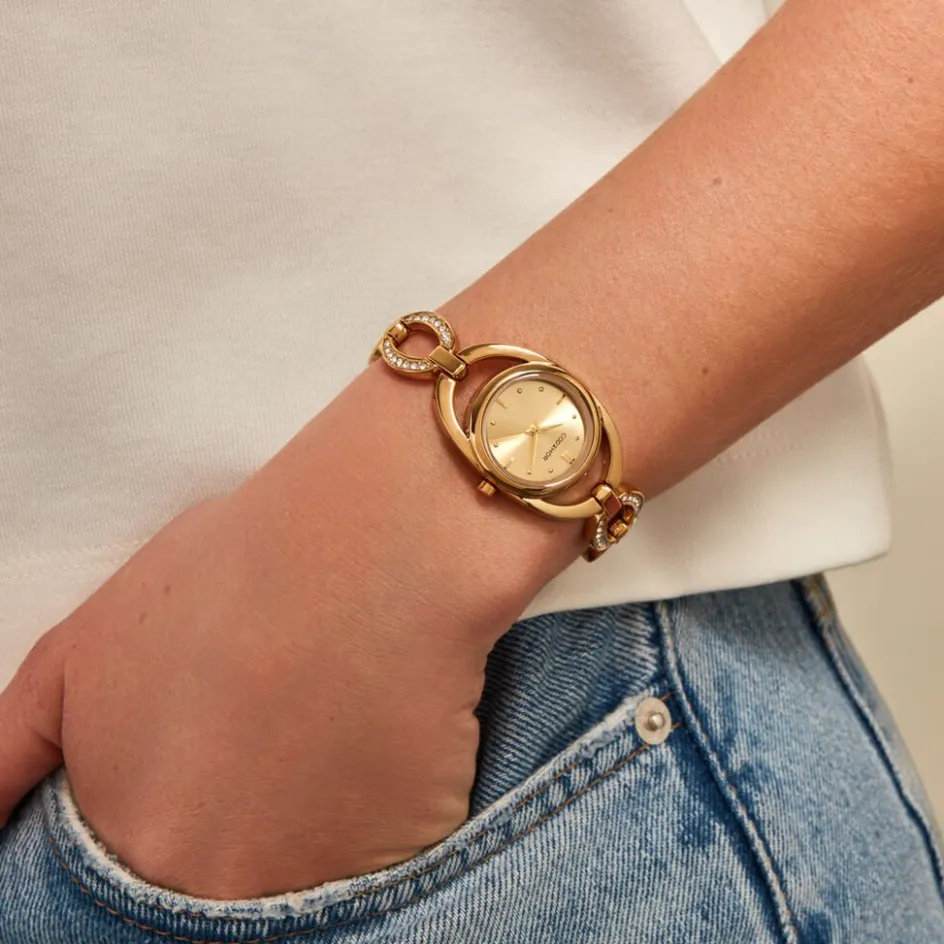 CODHOR Montre Berne Doré cadran doré fond doré bracelet alliage doré