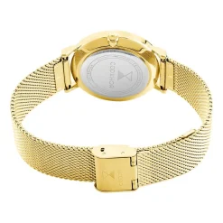 Discount CODHOR Montre Camille 3 Rose cadran doré fond rose bracelet acier doré