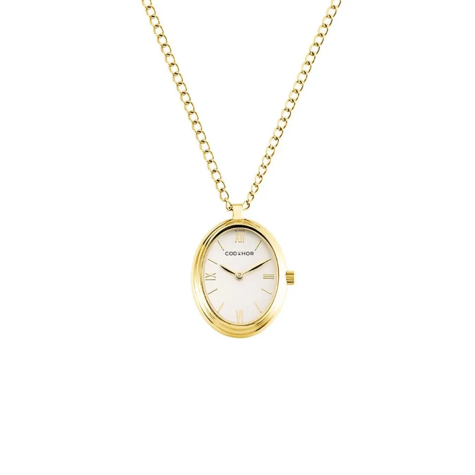 Online CODHOR Montre Collier Astra Blanc