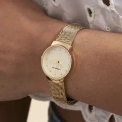 CODHOR Montre Fleur Doré* Montres Petits Prix