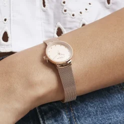 CODHOR Montre Fleur Rose* Montres Petits Prix