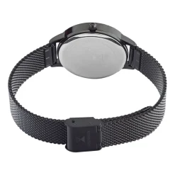 New CODHOR Montre Joy Blanc cadran noir fond blanc bracelet acier noir