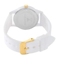Best CODHOR Montre Pauline Blanc cadran blanc fond blanc bracelet silicone blanc
