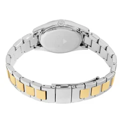 Online CODHOR Montre Sacha Doré cadran blanc fond doré bracelet acier bicolore