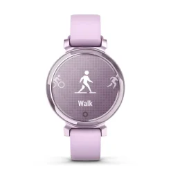 Outlet GARMIN Montre Connectée Lily 2 Mauve cadran mauve fond mauve bracelet silicone mauve