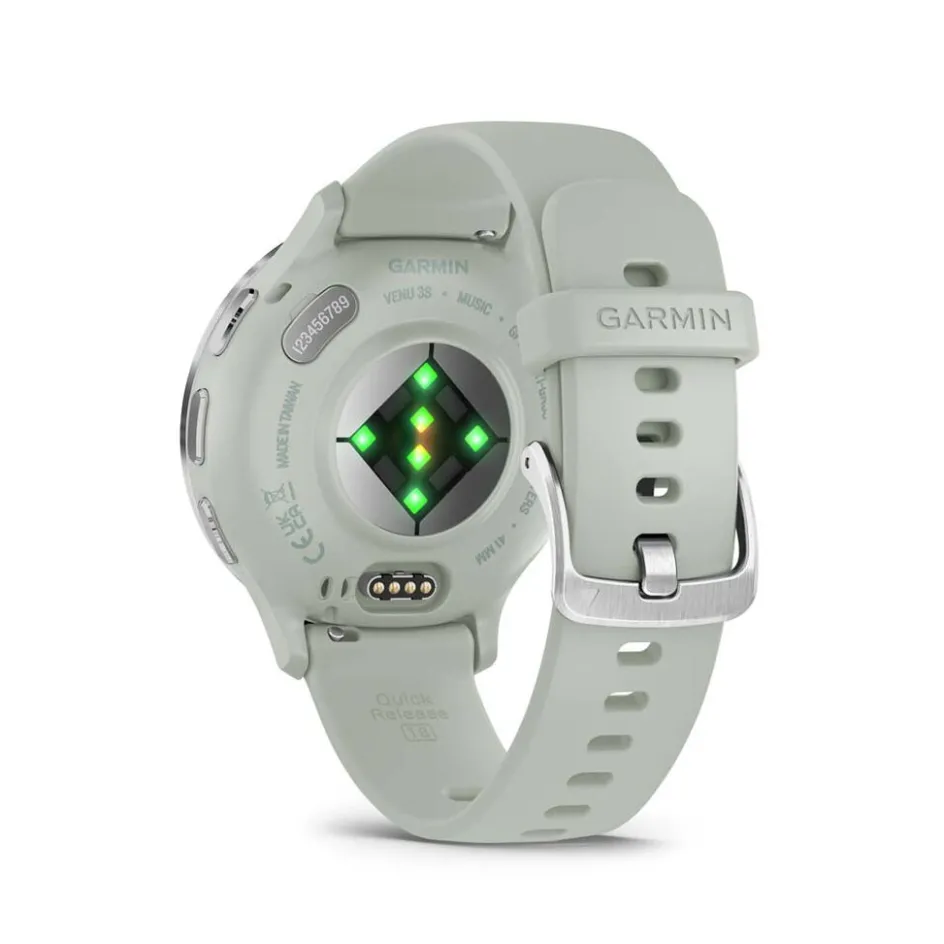 GARMIN Montre Connectée Venu 3 cadran vert bracelet silicone vert