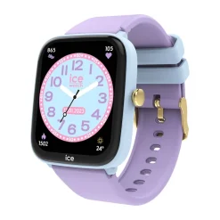 Sale ICE WATCH Montre Connectée Smart Junior 2.0 cadran bleu sky bracelet silicone violet