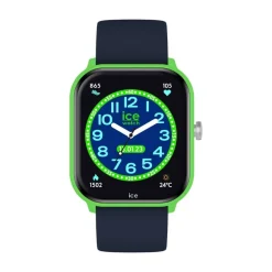 Clearance ICE WATCH Montre Connectée Ice Smart Junior 2.0 cadran vert bracelet silicone bleu