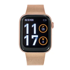 Discount TEKDAY Montre Connectée cadran bicolore doré / rose bracelet acier bicolore