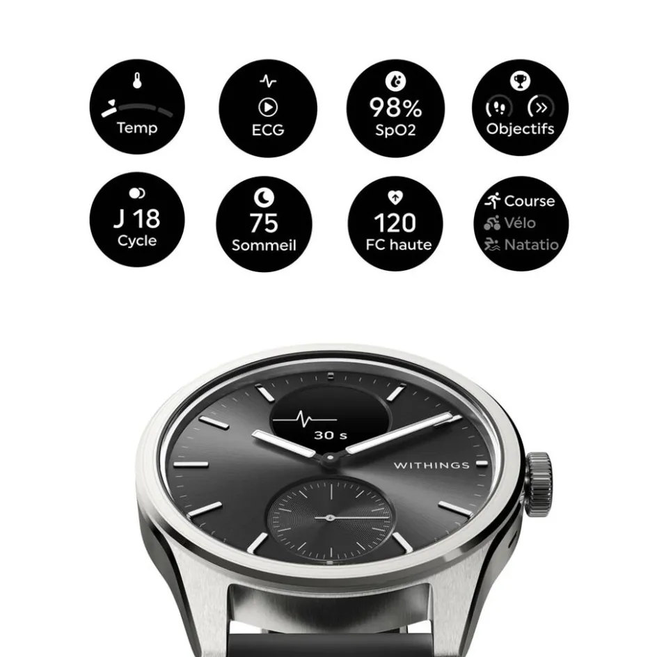 WITHINGS Montre Connectée Scanwatch 2* Montres Connectées|Montres Digitales