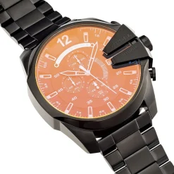 Outlet DIESEL Montre Mega Chief Noir